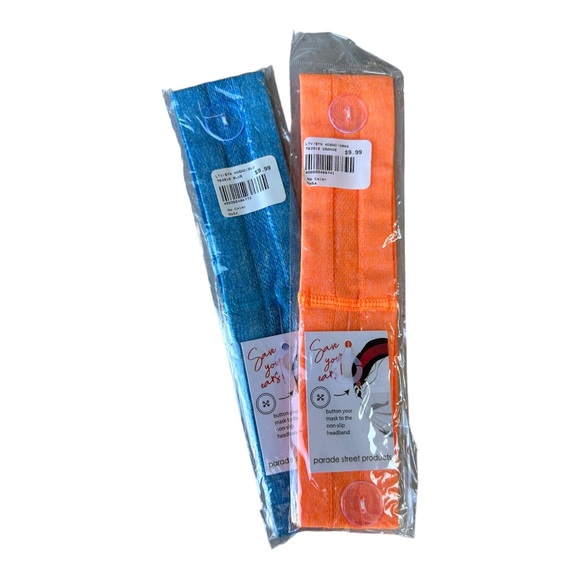 4 save your ears HEADBANDS • Buttons to Attach a Mask - Picture 3 of 6